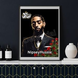 NIPSEY HUSSLE 50th Anniversary of Hip Hop Poster Print 11x17